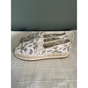 Botkier Sara White Espadrille Platform Slip On Shoe. Size 7.5. Great condition.